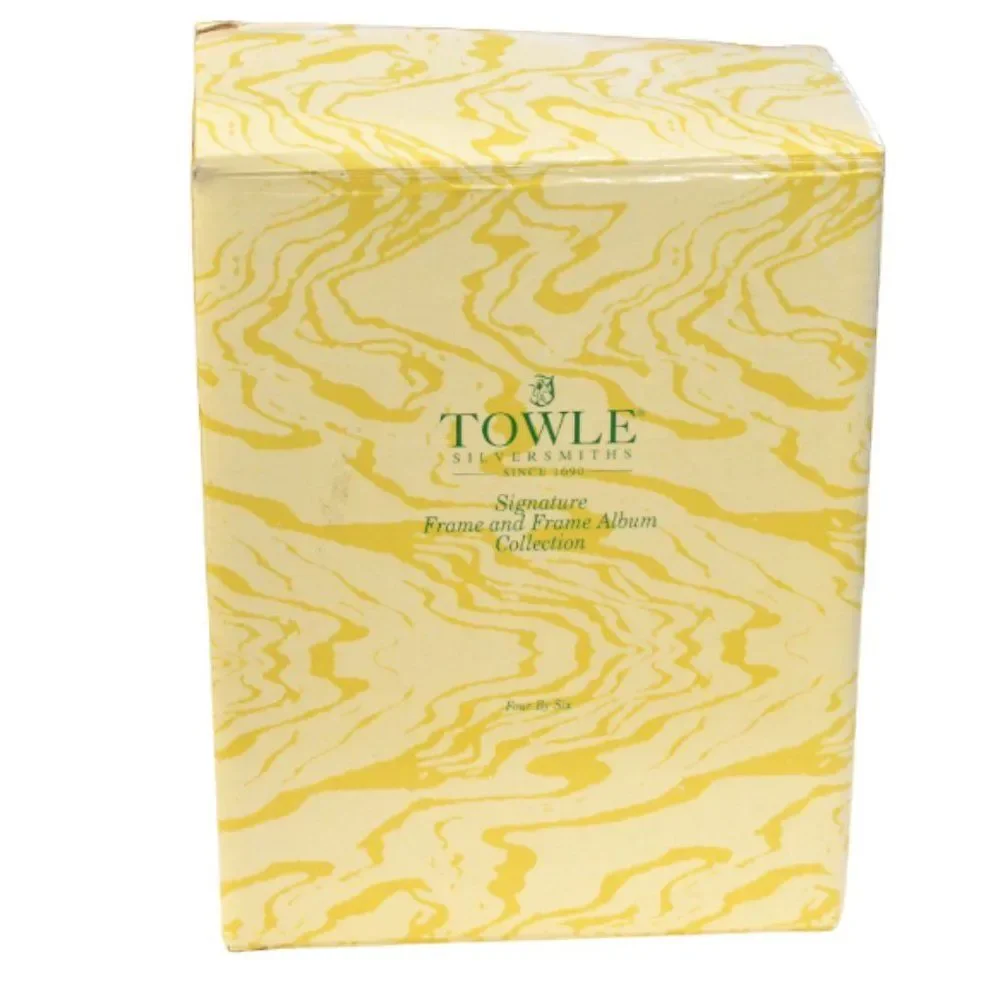 Towle Silversmiths Frame And Album New In Box 4 x 6 Photos Keepsakes Memories